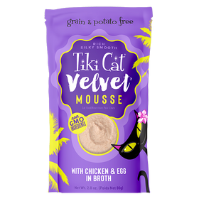 Tiki Cat - Velvet Mousse - Chicken & Egg Recipe (For Cats)