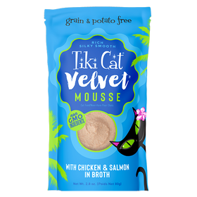 Tiki Cat - Velvet Mousse - Chicken & Salmon Recipe (For Cats)
