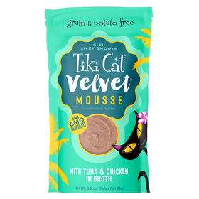 Tiki Cat - Velvet Mousse - Tuna & Chicken Recipe (For Cats)
