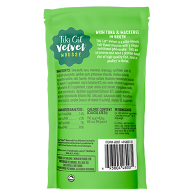 Tiki Cat - Velvet Mousse - Tuna & Mackerel Recipe (For Cats)