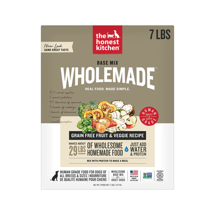 The Honest Kitchen ドライフード 2種セット The Honest Kitchen - Dehydrated - Grain Free Fruit & Veggie Based