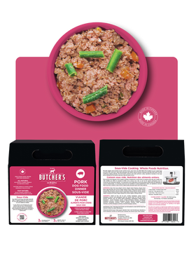 The Butcher's Pup - Pork Sous-Vide dinner (For Dogs) - Frozen Product