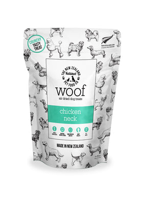 The NZ Natural Pet Food Co. - Woof - Air Dried Chicken Neck (Treat For Dogs)