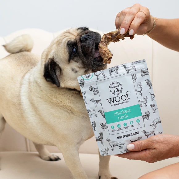 The NZ Natural Pet Food Co. - Woof - Air Dried Chicken Neck (Treat For Dogs)