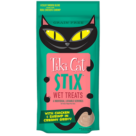 Tiki Cat - STIX - Chicken & Shrimp Wet Treats For Cats