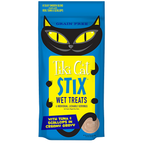 Tiki Cat - STIX - Tuna & Scallops Wet Treats For Cats
