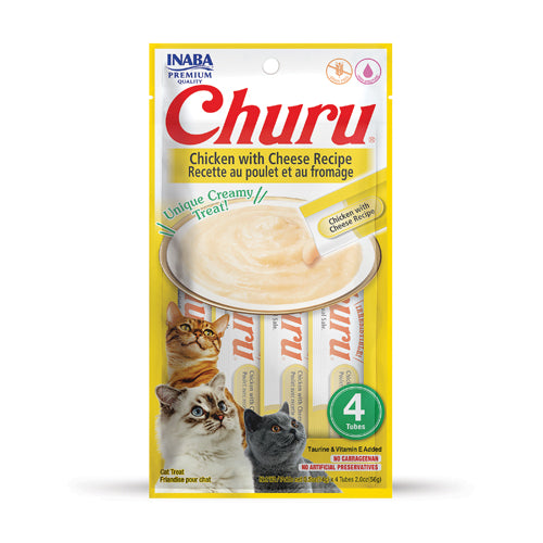 Inaba - Churu Purees - Chicken with Cheese Recipe (Treat for Cats)