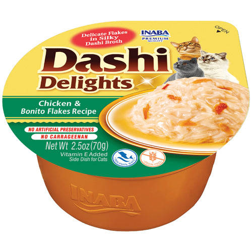 Inaba - Dashi Delights - Chicken & Bonito Flakes Recipe (For Cats)