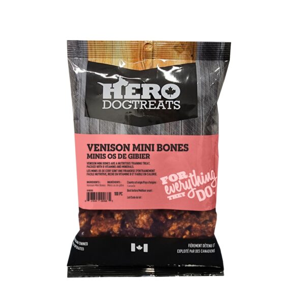 Hero Dog Treats - Venison Mini Bones