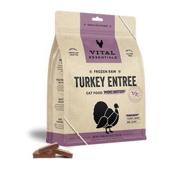 Vital Essentials (VE) - Frozen Raw - Turkey Entree Mini Patties (For Cats) - Frozen Product