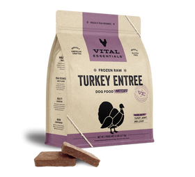 Vital Essentials (VE) - Frozen Raw - Turkey Entree Patties (For Dogs) - Frozen Product