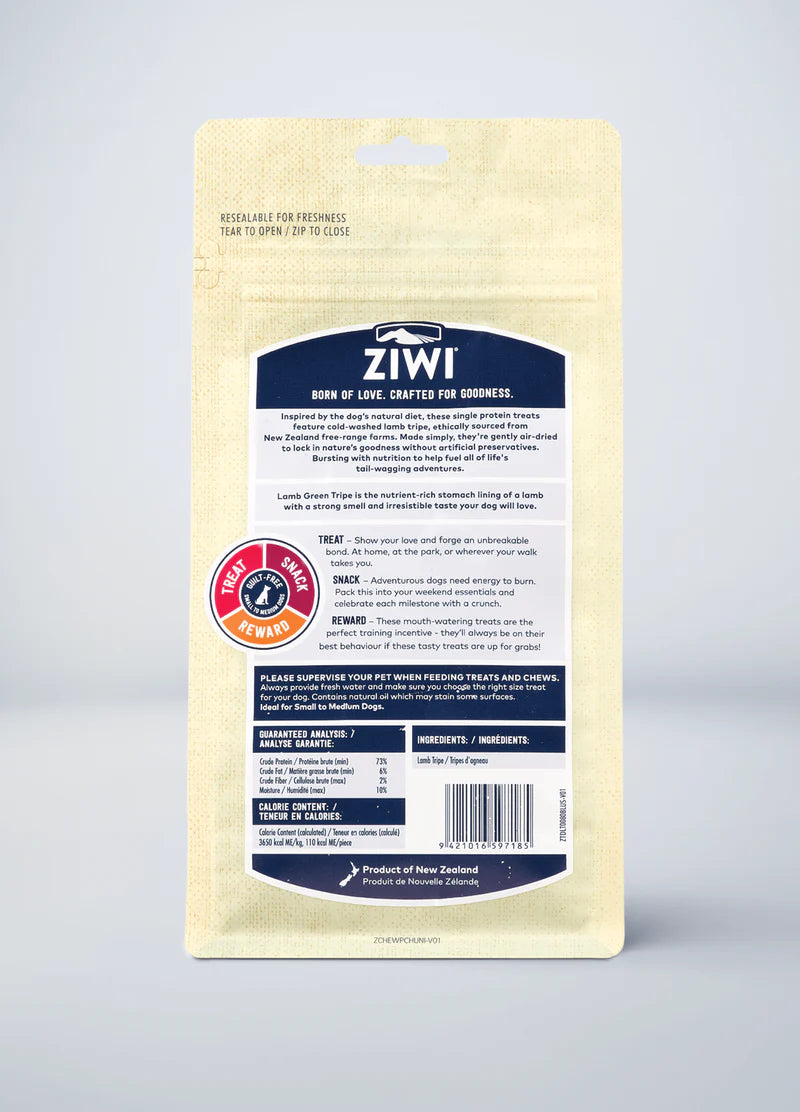 ZiwiPeak Lamb Tripe Oral Chews for Dogs | ARMOR THE POOCH