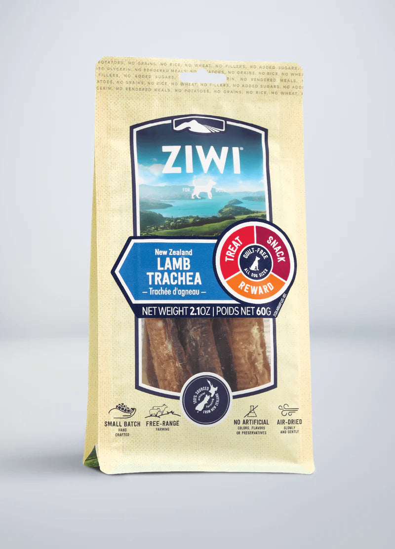 ZiwiPeak Lamb Trachea | Dog Treats | Online Pet Store | ARMOR THE POOCH