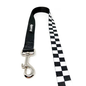 bcuddly - Black Checker - Dog Leash