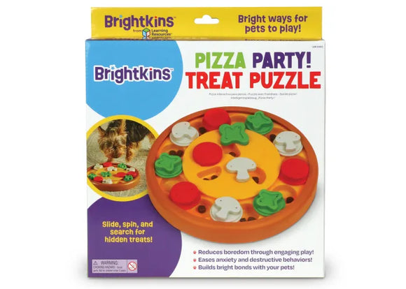 Brightkins - Pizza Party! Treat Puzzle (For Dogs)