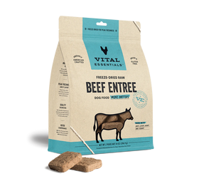 Vital Essentials (VE) - Mini Patties - Freeze-Dried Beef Entree (Dog Food)