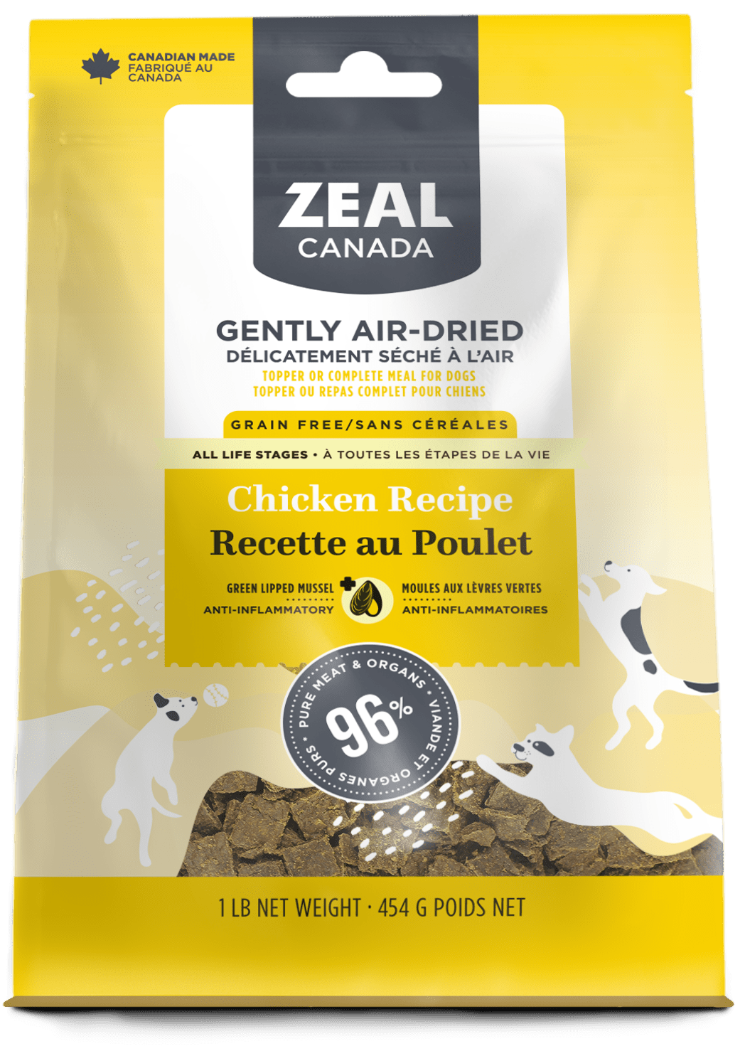 Zeal Canada Gently Air Dried Chicken For Dogs
