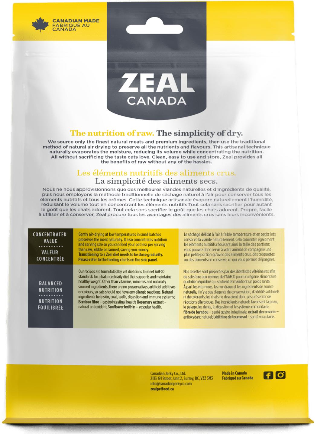 Zeal Canada - Gently Air-Dried Chicken (For Cats) - 0