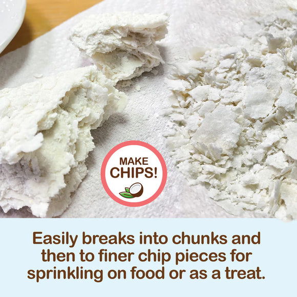 coco therapy - Organic Coconut Chips - Raw Coconut (For Dogs & Cats)