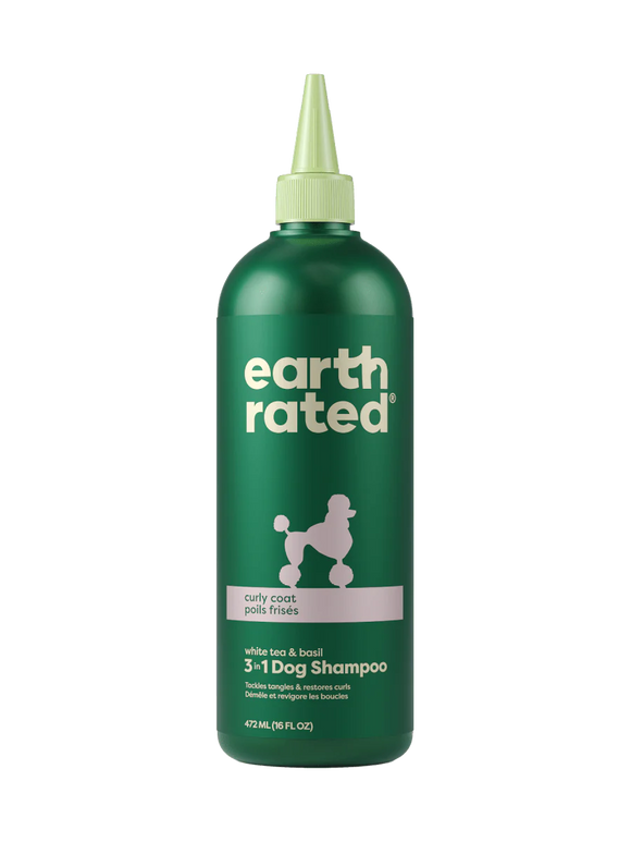 earth rated - Curly Coat 3-in-1 Dog Shampoo