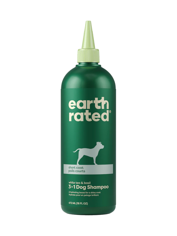 earth rated - Short Coat 3-in-1 Dog Shampoo