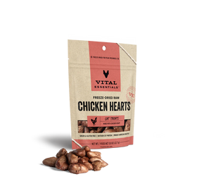 Vital Essentials (VE) - Freeze-Dried Chicken Hearts Treats (For Cats)