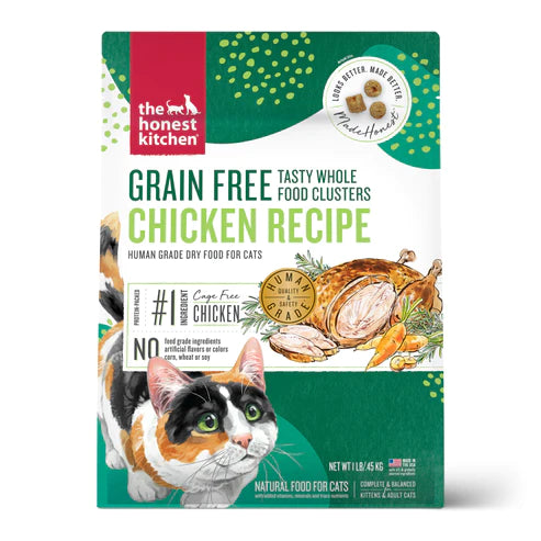 The Honest Kitchen - Grain Free Chicken Clusters (Dry Cat Food)