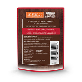 Instinct - Healthy Cravings Real Beef Recipe (For Dogs)