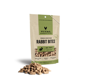 Vital Essentials (VE) -  Freeze-Dried Rabbit Bites Treats (For Dogs)