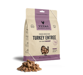 Vital Essentials (VE) - Mini Nibs - Freeze-Dried Turkey Entree (For Cats)