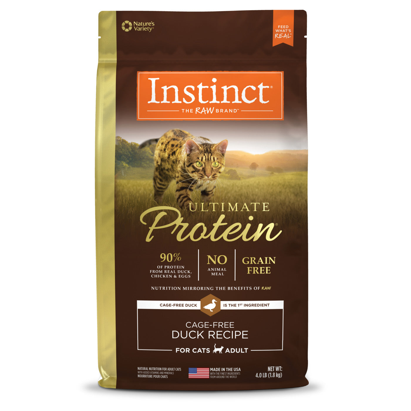 Instinct - Ultimate Protein - Cage-Free Duck Recipe (For Cats)