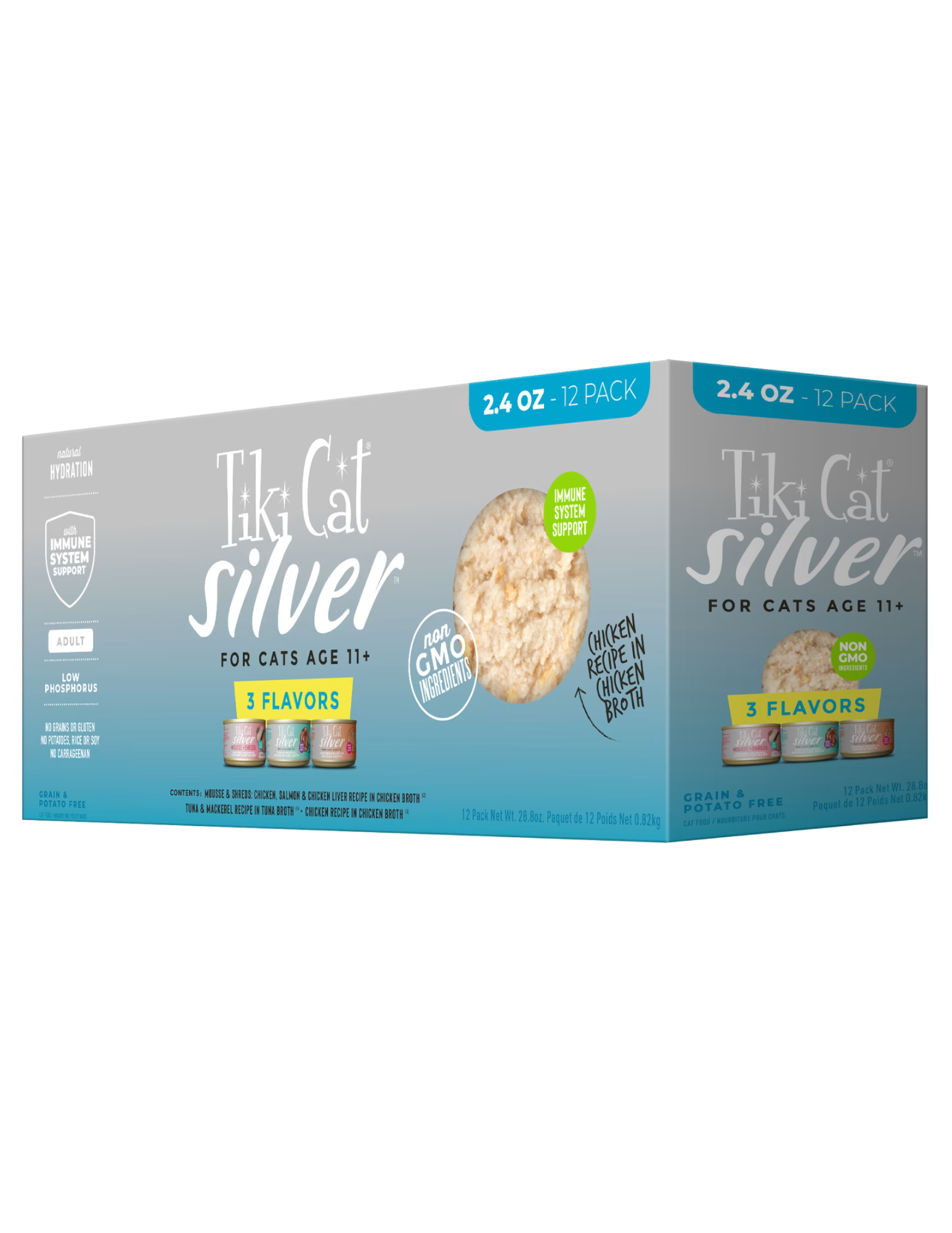 Tiki Cat - Silver - Variety Pack (For Cats)