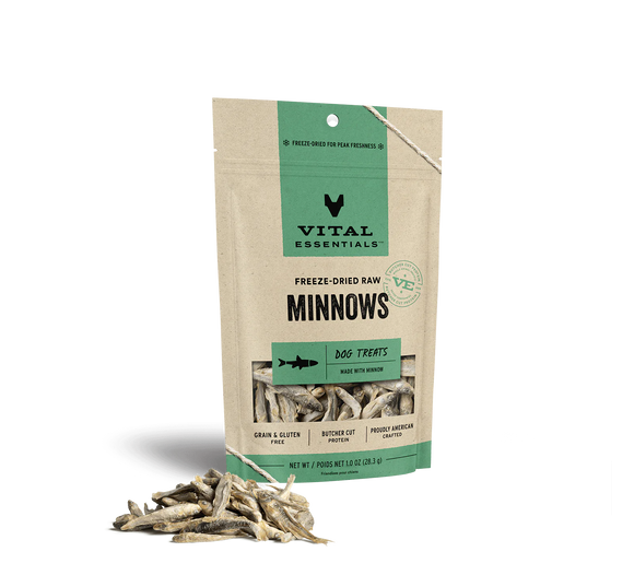 Vital Essentials (VE) -  Freeze-Dried Minnows Treats (For Dogs)