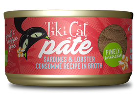 Tiki Cat - Grill - Sardines & Lobster Consomme Pate (For Cats)