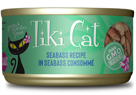 Tiki Cat - Luau - Seabass Recipe in Seabass Consomme (For Cats)