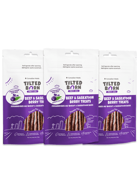 Tilted Barn (Farm Fresh) - Beef & Saskatoon Berry Treat (For Dogs)
