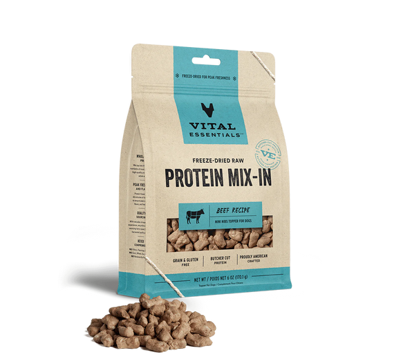 Vital Essentials (VE) - Protein Mix In - Freeze-Dried Beef Mini Nibs Topper (For Dogs)