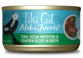 Tiki Cat - Aloha Friends - Tuna, Ocean Whitefish & Pumpkin (For Cats)