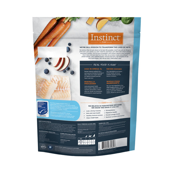 Instinct - Raw Frozen Bites - Wild-Caught Alaskan Pollock Recipe (For Cats)
