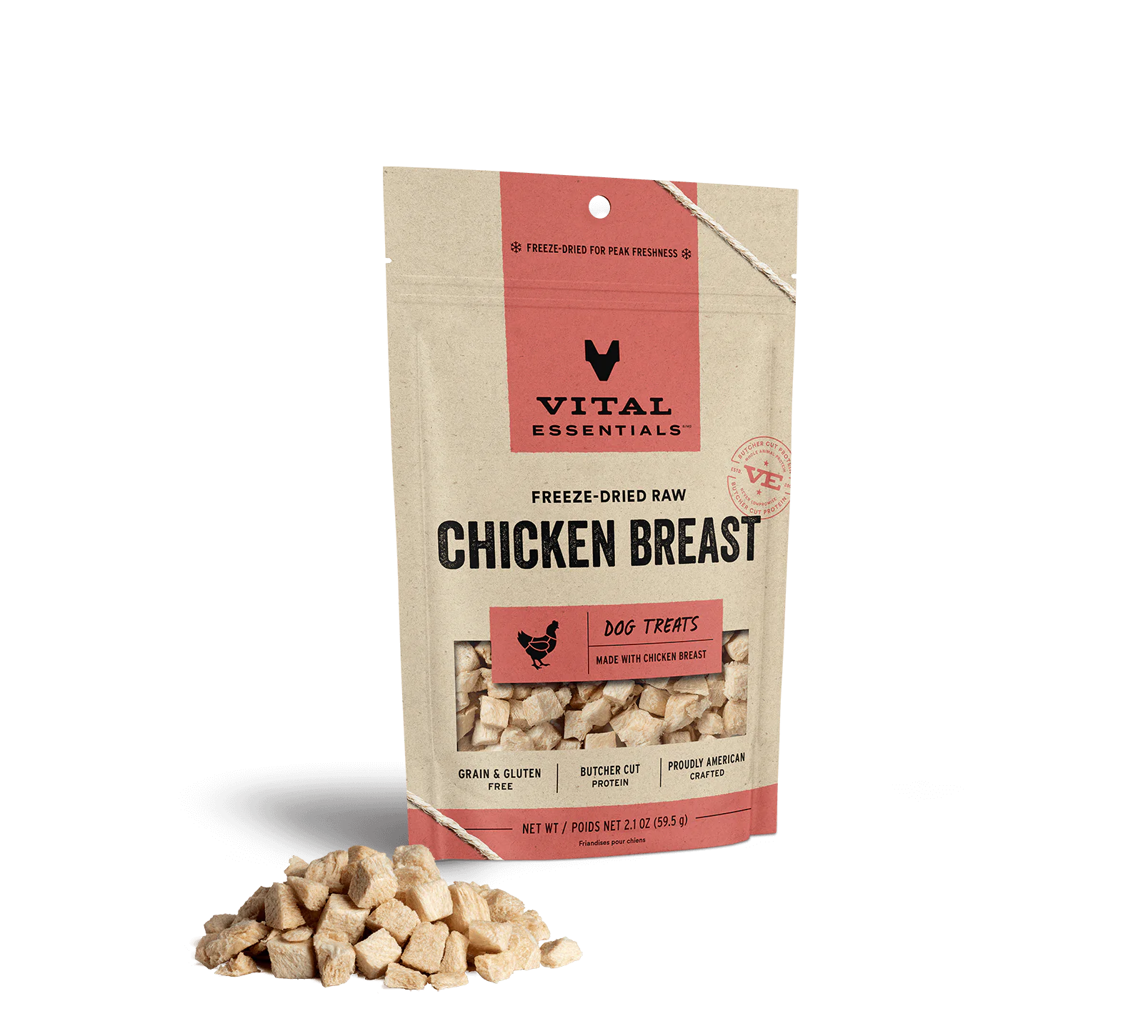 Vital Essentials (VE) - Freeze-Dried Chicken Breast Treats (For Dogs)