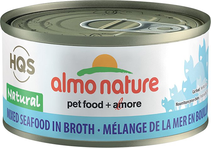 Almo Nature - HQS Natural Mixed Seafood in Broth (Wet Cat Food) - ARMOR THE POOCH