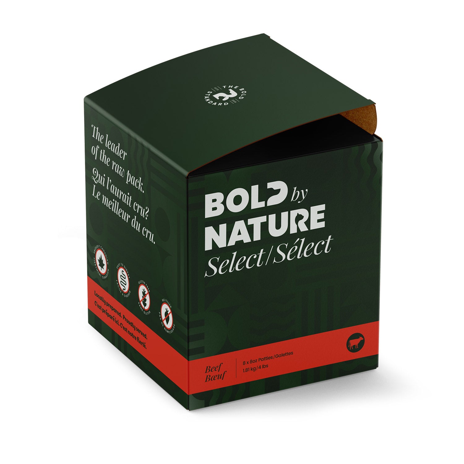 Bold by Nature (Bold Raw) - Select Beef - Frozen Product