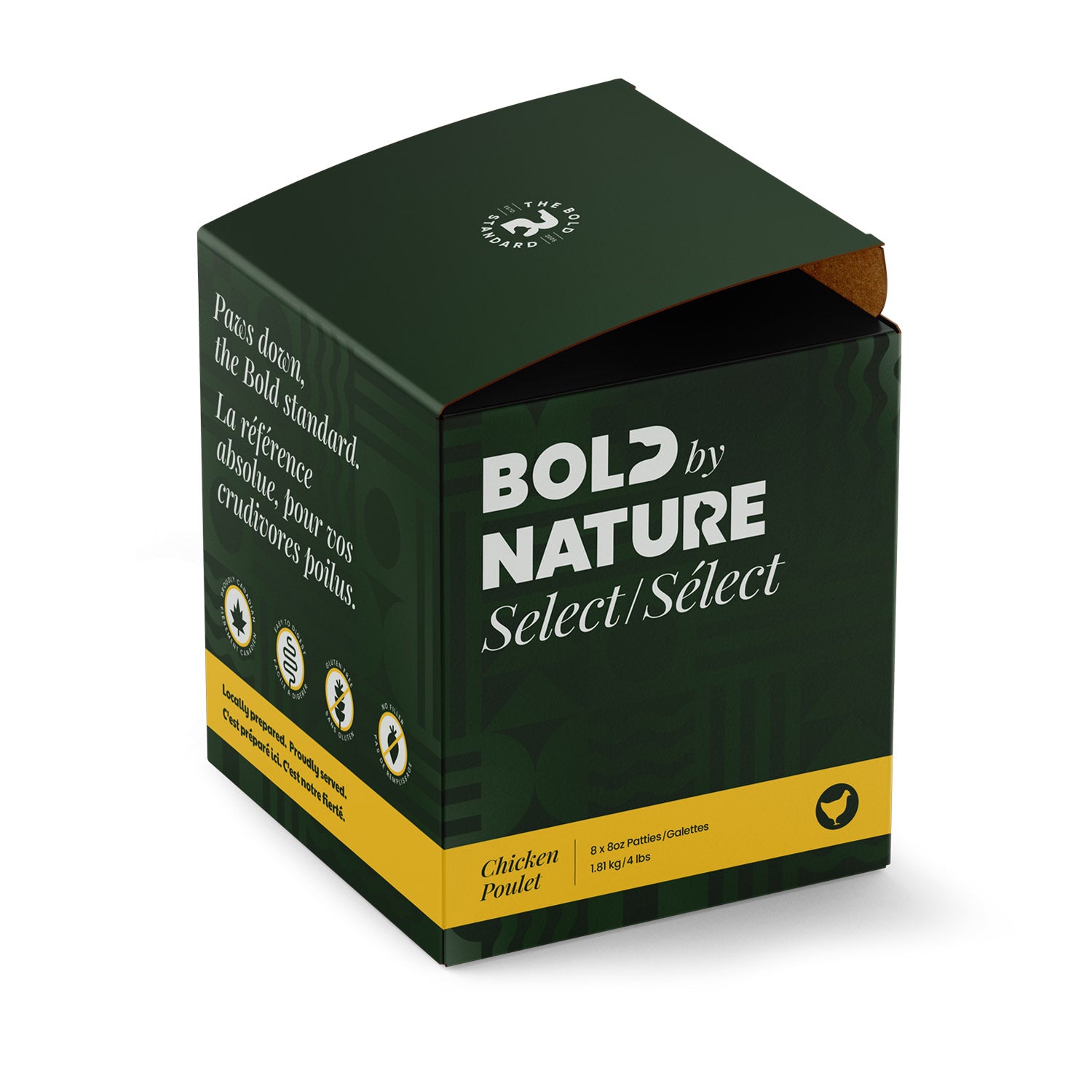 Bold by Nature (Bold Raw) - Select Chicken - Frozen Product