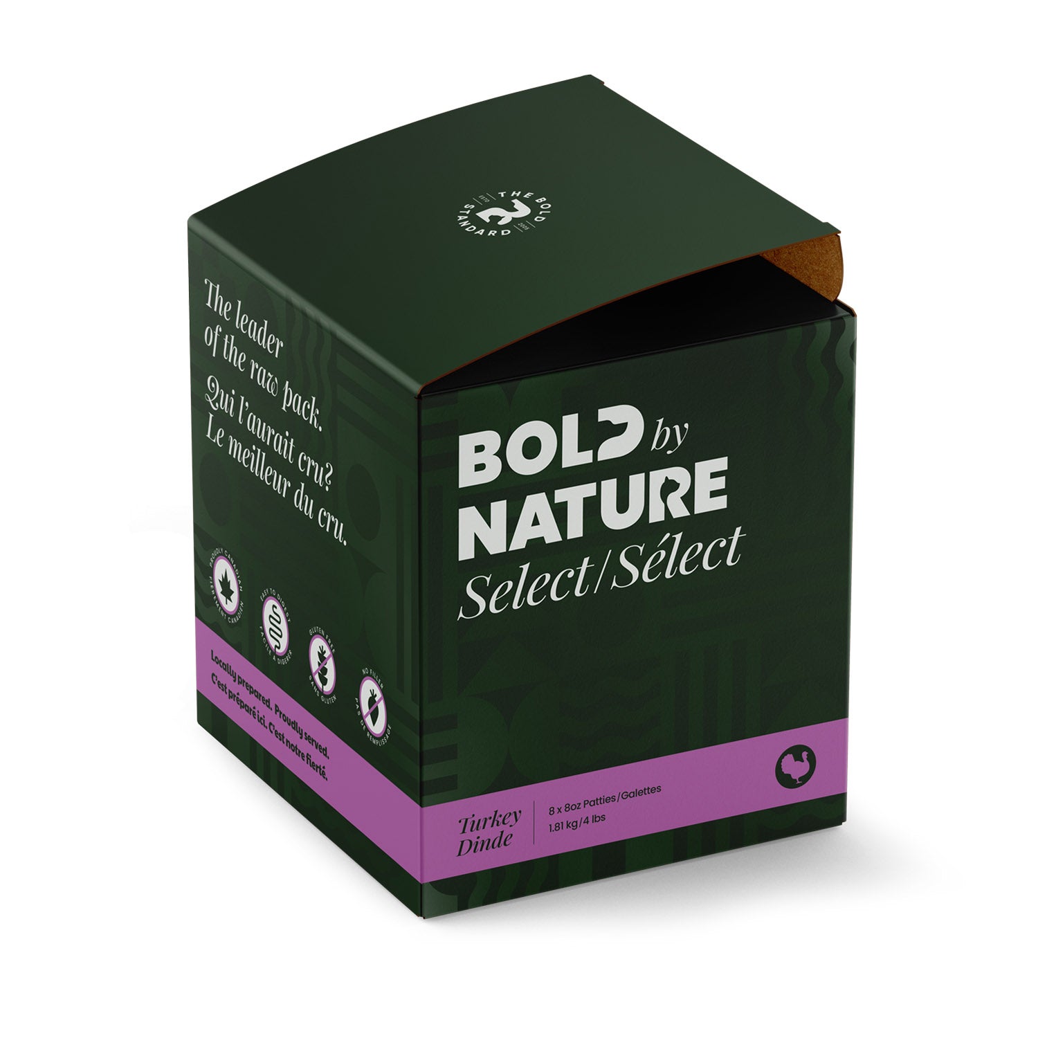 Bold by Nature (Bold Raw) - Select Turkey - Frozen Product