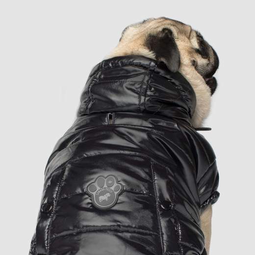 Canada Pooch - Shiny Puffer Vest (Black)
