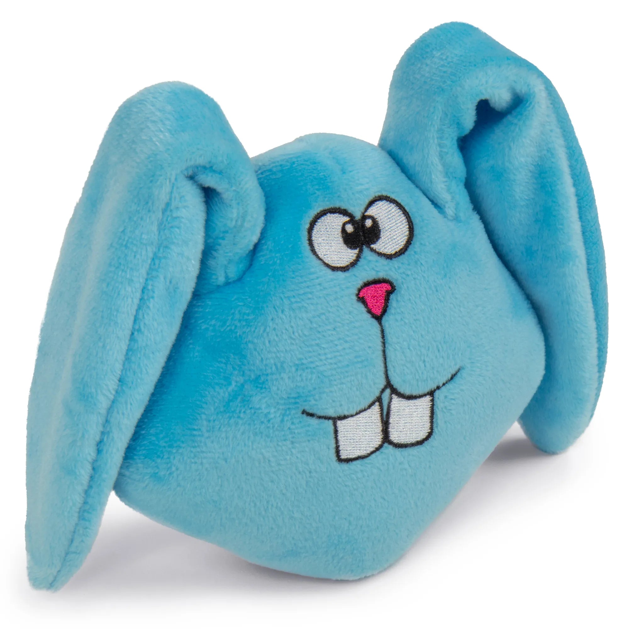 GoDog Bunny Chew Guard Technology Animated Squeaker Plush Dog