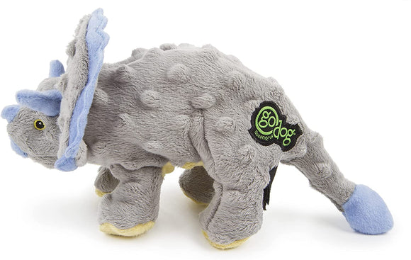 GoDog | Dinos Dog Toy Frills The Triceratops | Dog Toys | ARMOR THE POOCH