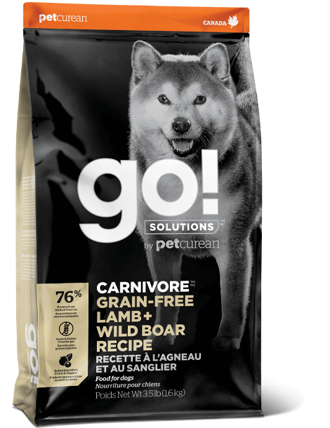 Go! SOLUTIONS - Carnivore - Grain Free Lamb & Wild Boar Recipe (Dry Dog Food)