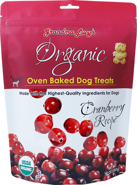 Grandma Lucy's Organic Cranberry Oven Baked Dog Treats