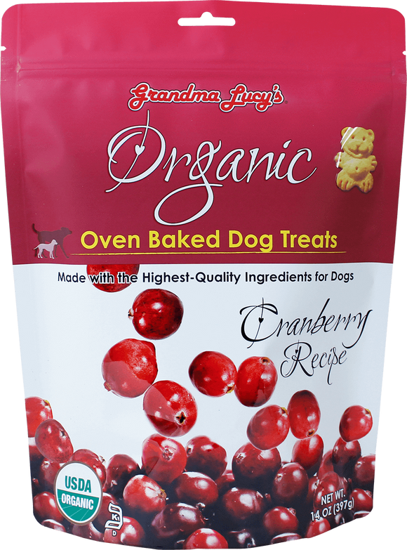 Grandma Lucy's Organic Cranberry Oven Baked Dog Treats